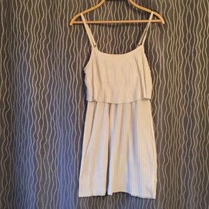 White spaghetti strap dress